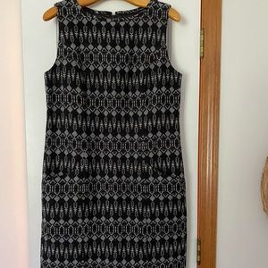 Pendleton Aztec print wool shift dress size 12